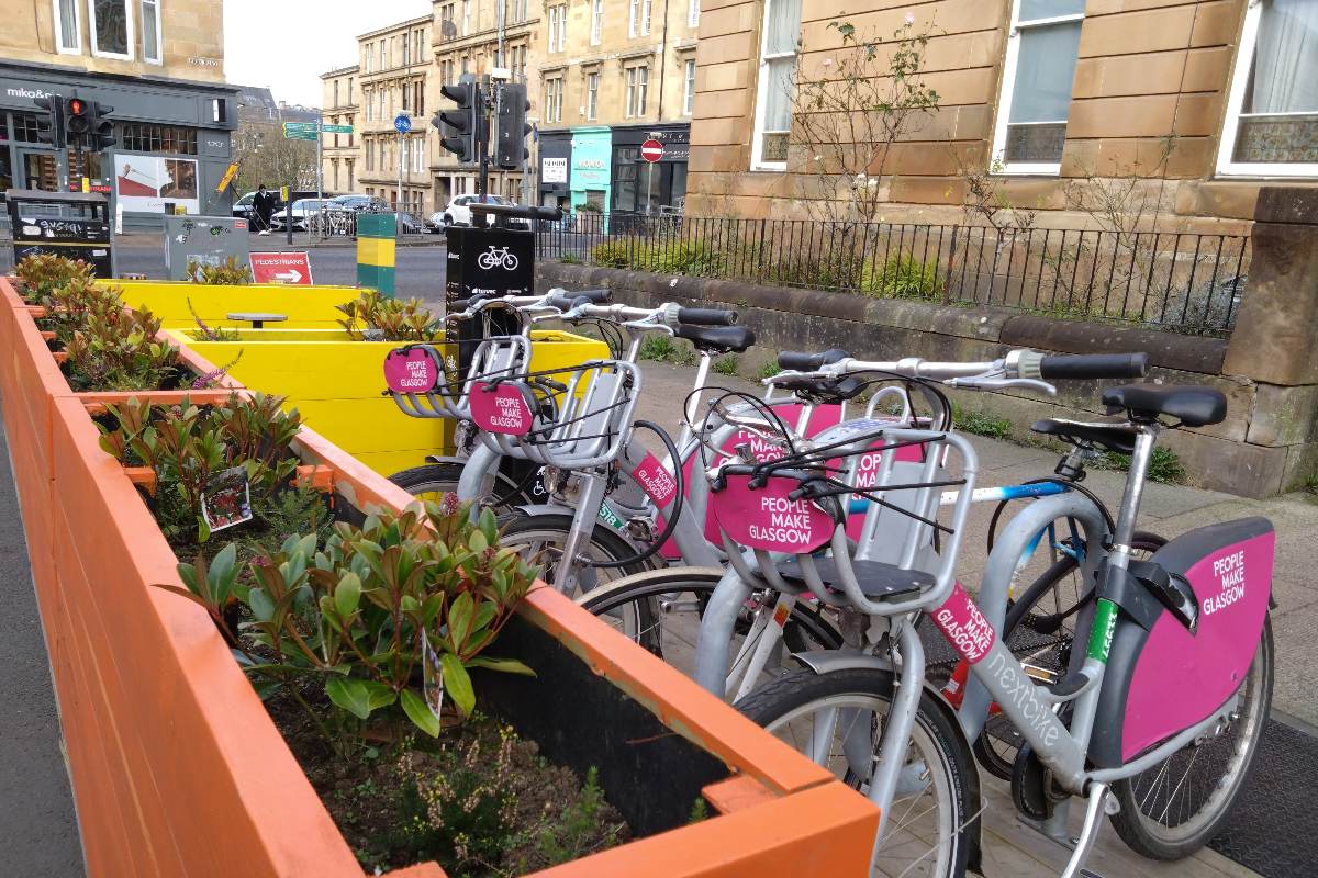 Glasgow pop-up transport hub boosts active travel rates