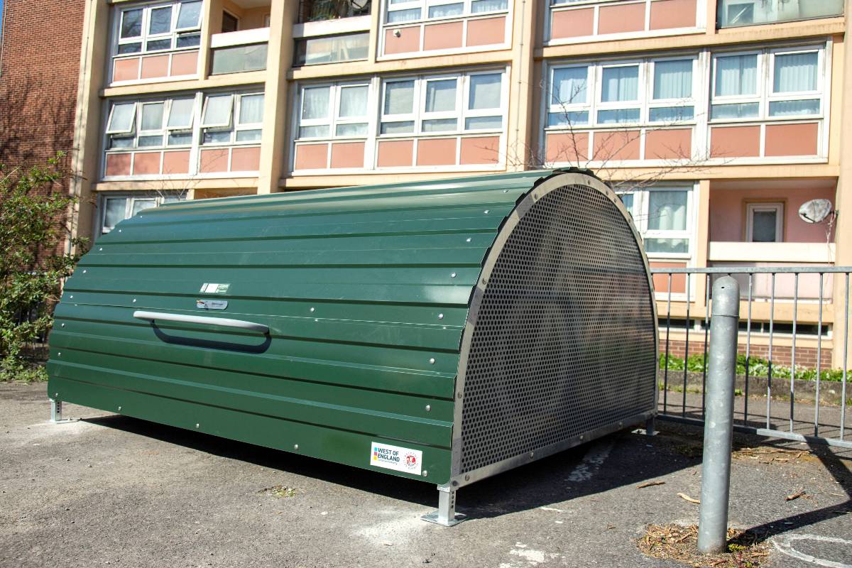 Bristol to install 40 cycle hangars across the city