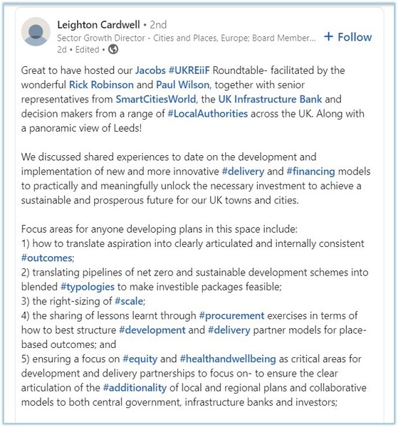 Leighton_Cardwell, Sector Growth Director, Jacobs Leighton_Cardwell, Sector Growth Director, Jacobs