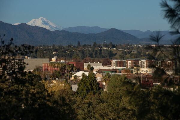 Redding California skyline smart cities Adobe