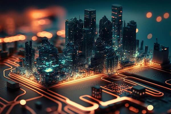 city on circuit board smart cities Adobe city on circuit board smart cities Adobe