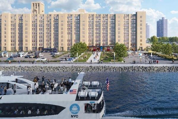 rendering of BATWorks climate tech hub NYC smart cities PR