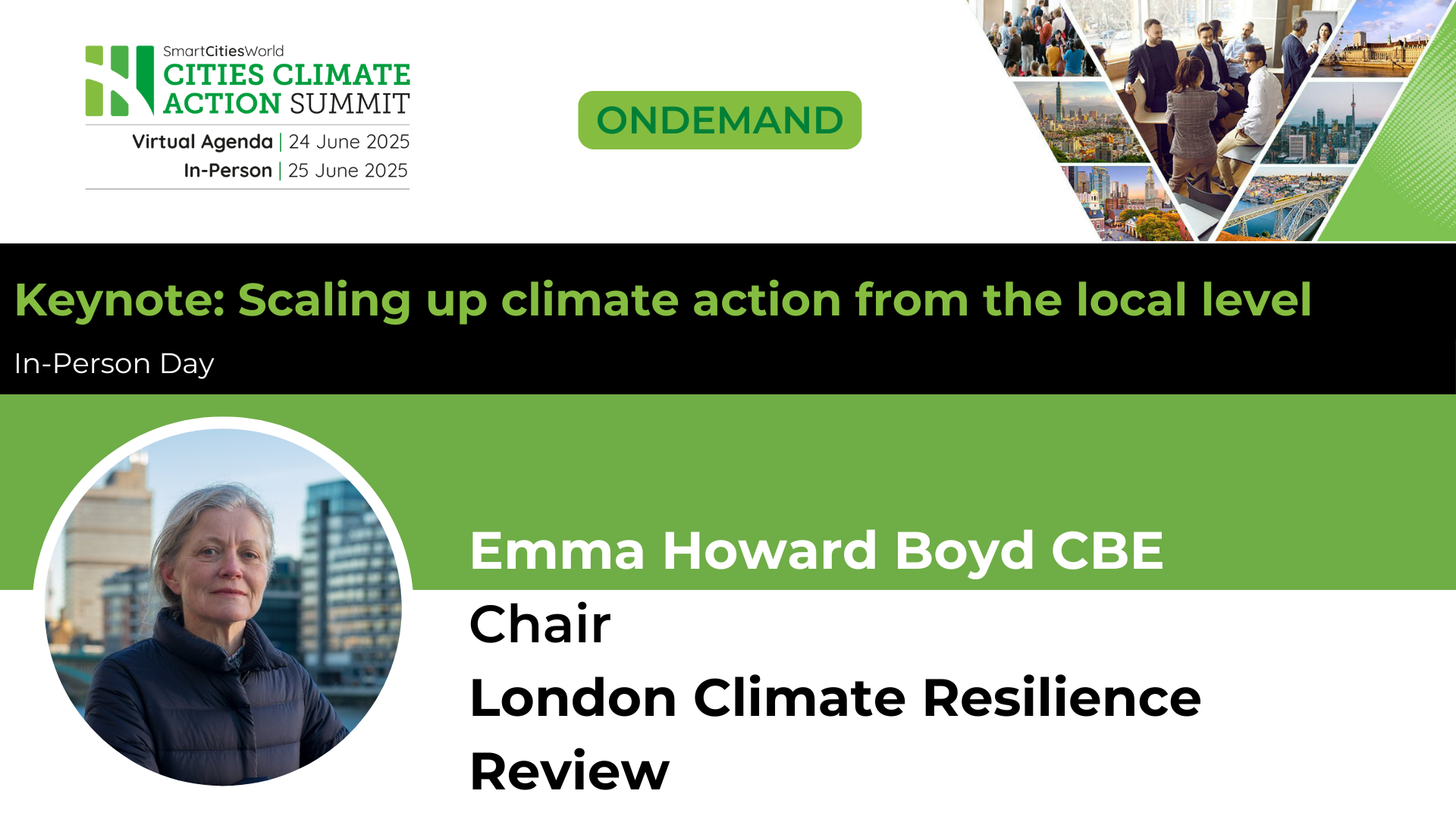 OnDemand Keynote: Scaling up climate action from the local level