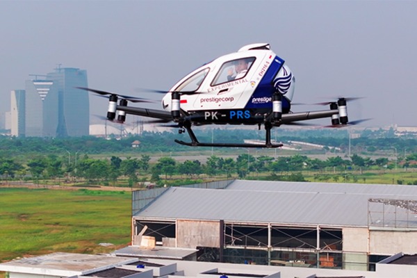 EHang over Indonesia smart cities PR