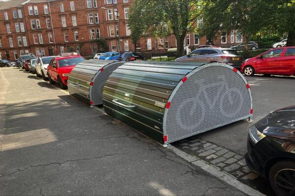 Glasgow cycle storage smart cities PR