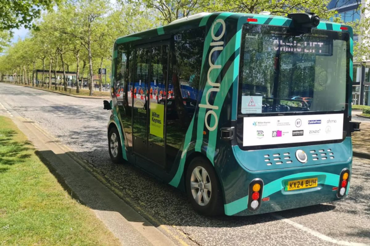 Ohmio MK autonomous shuttle smart cities PR Ohmio MK autonomous shuttle smart cities PR