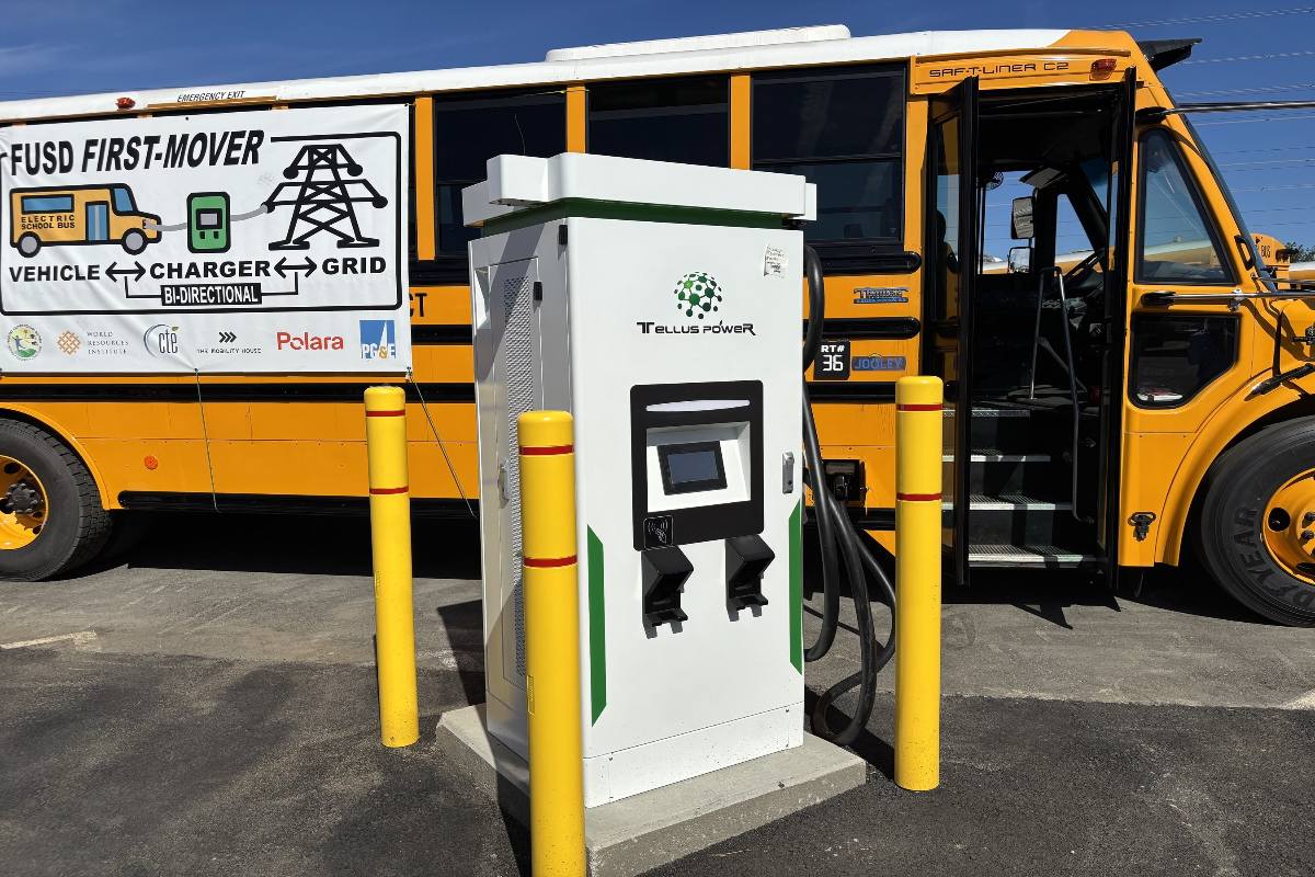 US school partners to launch V2G electric bus project