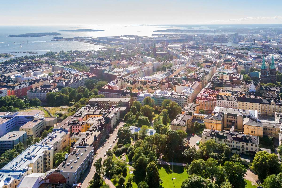 Helsinki aerial broad smart cities Adobe