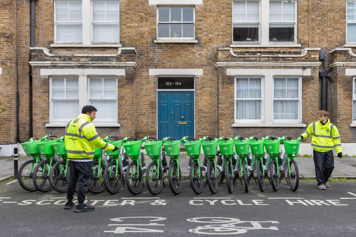 Lime boosts e-bike parking capacity in London