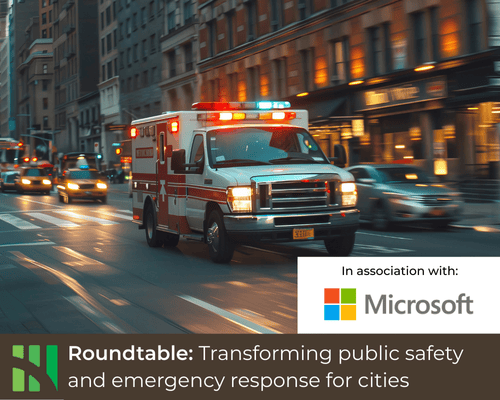 6 November 2025 (10am - 11am) Roundtable: Transforming public safety and emergency response for cities