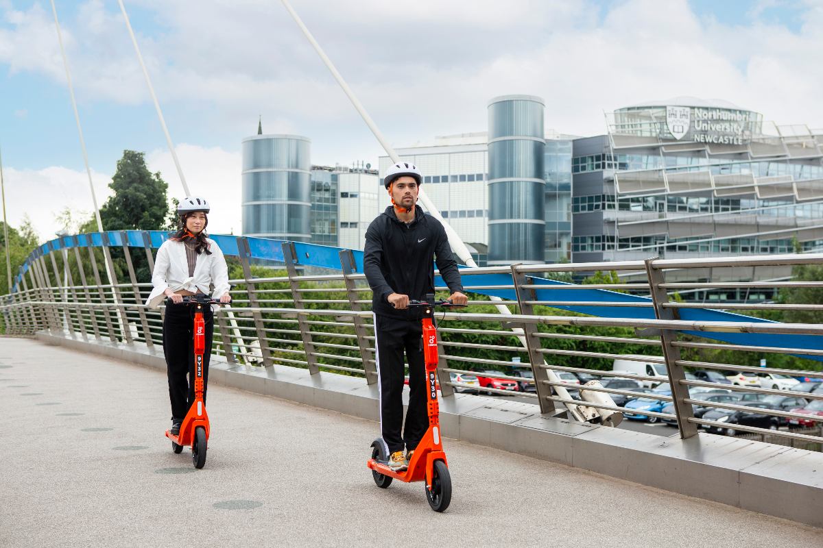 Neuron promotes safe e-scooter riding for Newcastle students