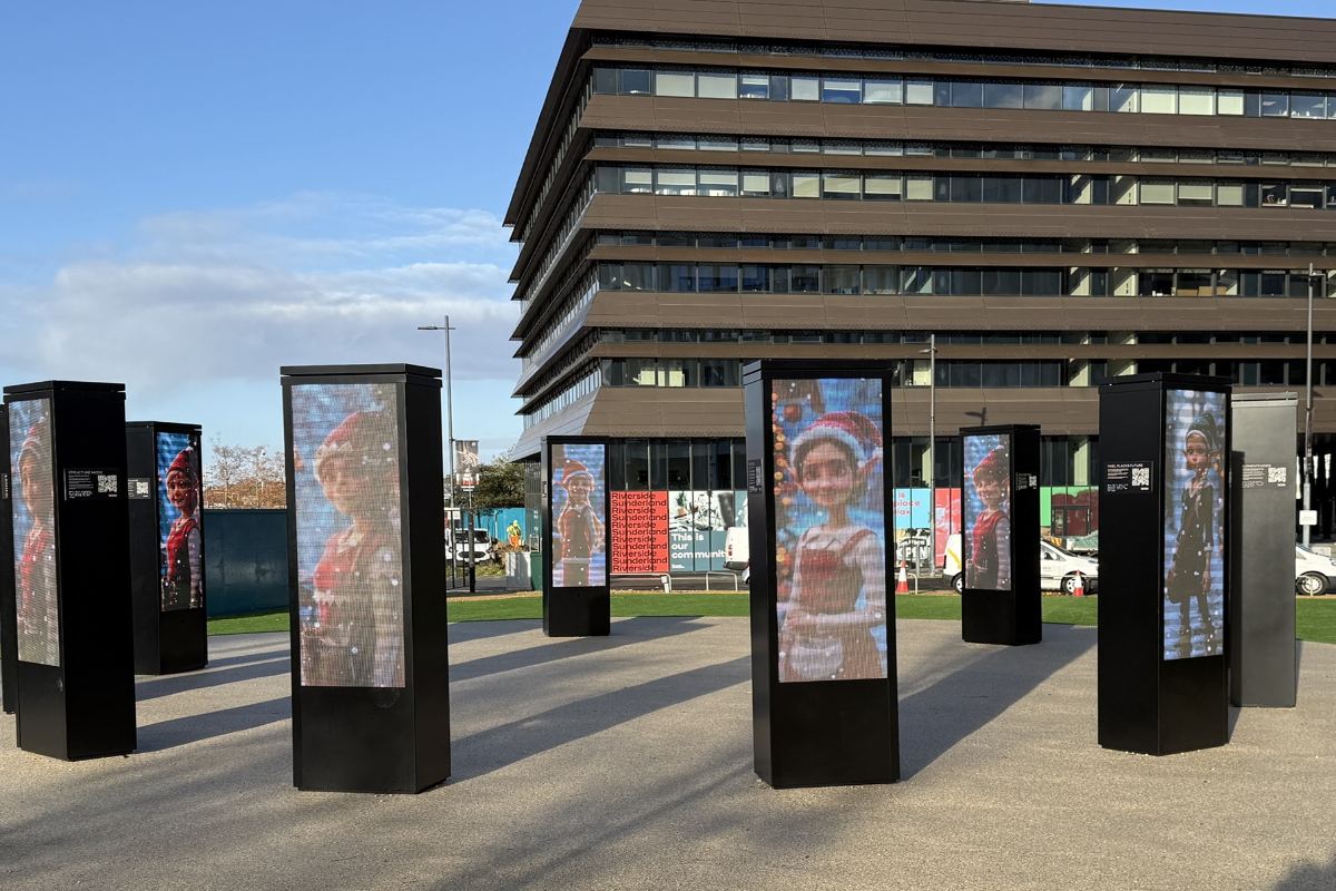 Sunderland installs sensor-based plaza in city centre