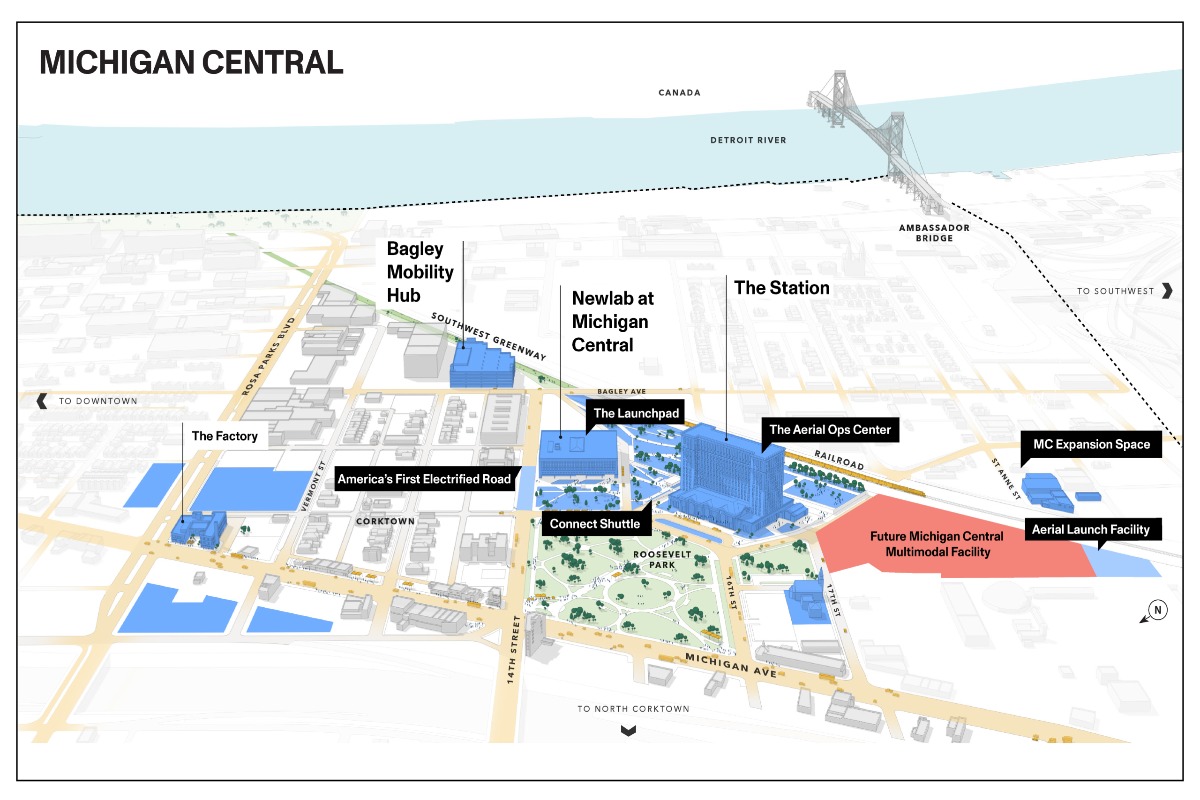 Detroit to build $40m multimodal transportation hub
