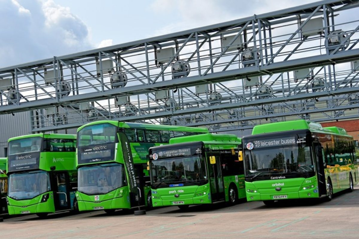 Leicester on course to meet electric bus target