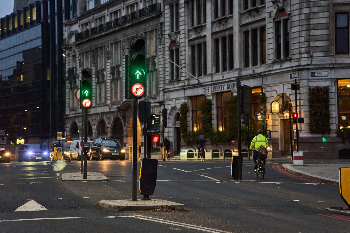 TfL Image Signal Controlled Junction in Central London smart cities PR