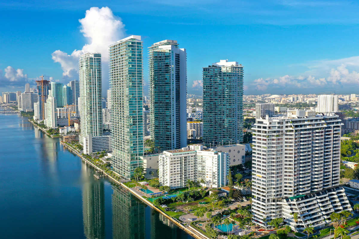Biscayne Bay Downtown Miami adobe