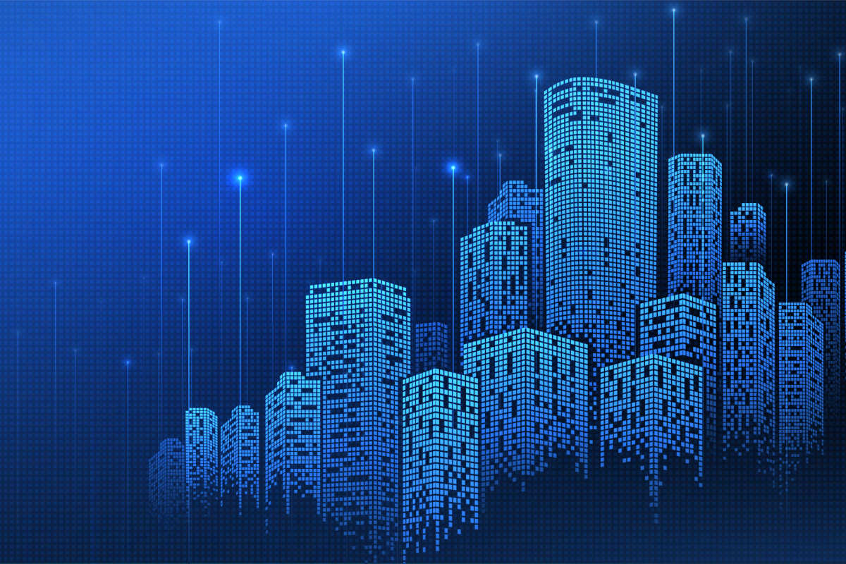 City AI data concept adobe City AI data concept adobe