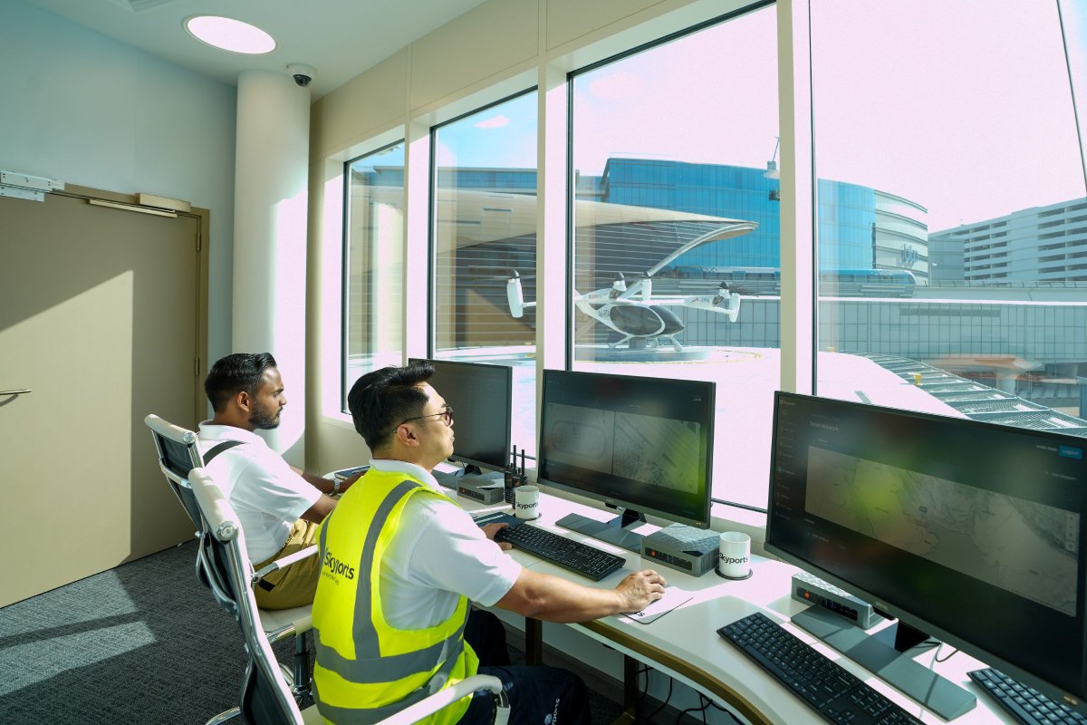 Dubai International Airport vertiport 6 smart cities PR