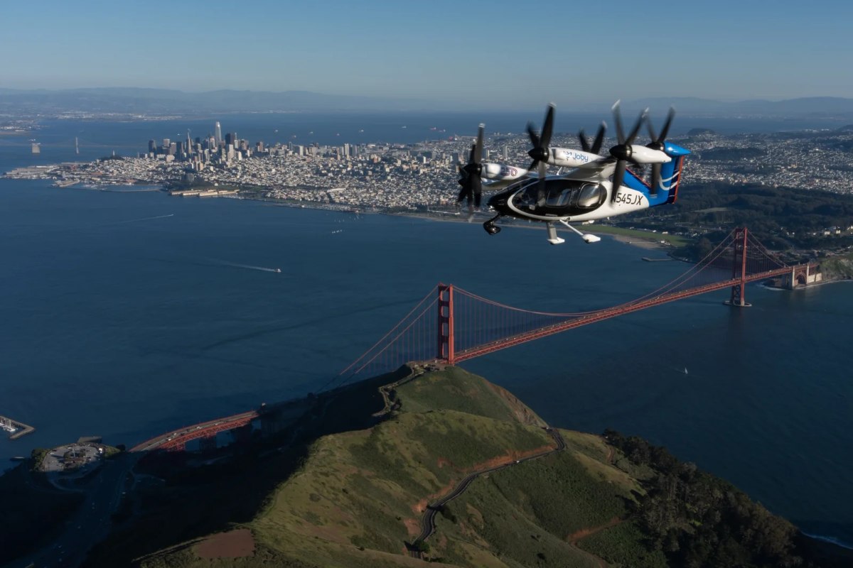 Joby completes piloted air taxi flight over San Francisco Bay