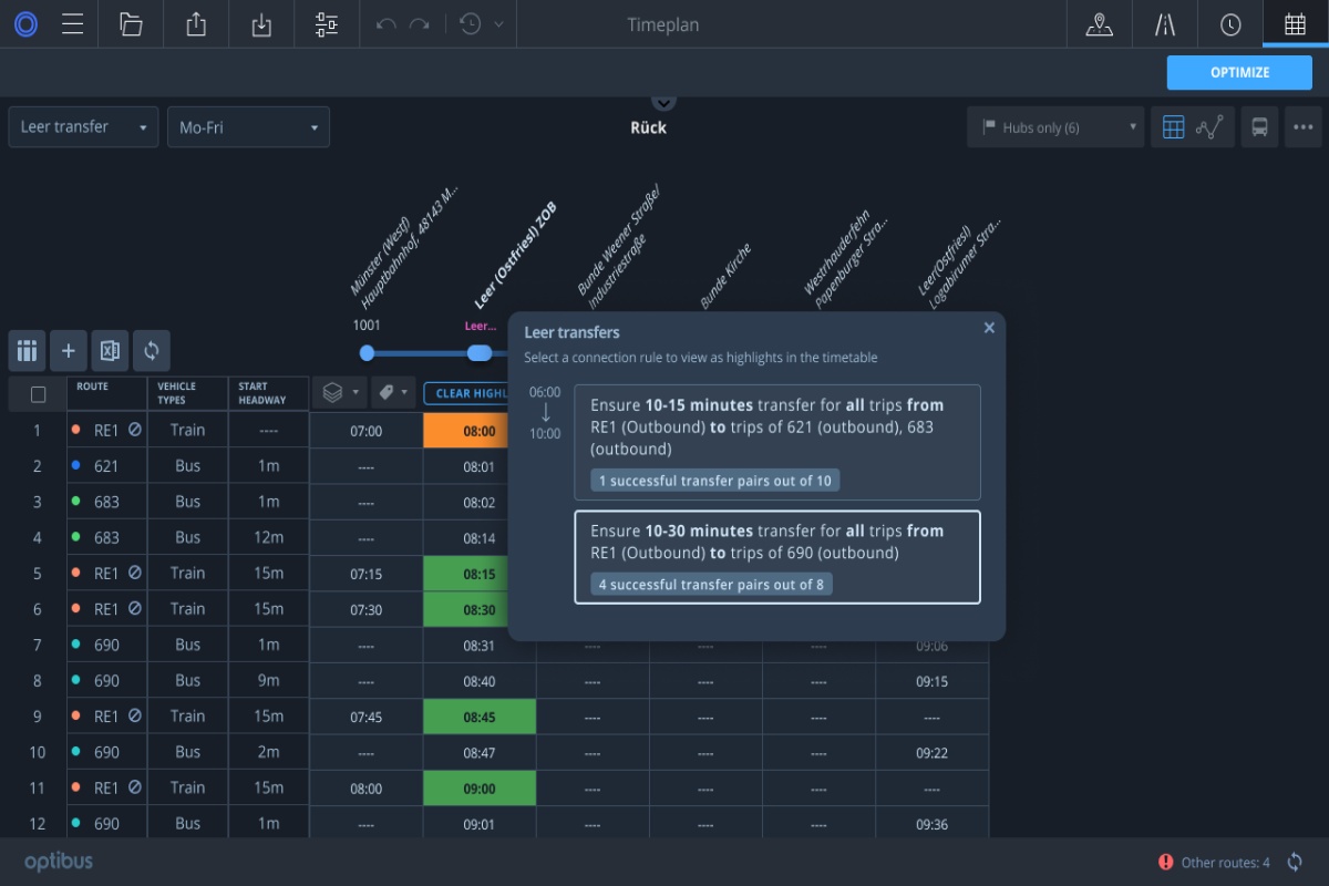 Improving passenger movement across transport networks