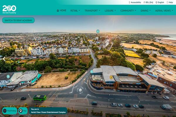 deaf academy education virtual tour exmouth aerial smart cities PR deaf academy education virtual tour exmouth aerial smart cities PR