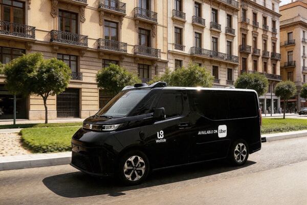 WeRide Uber black van smart cities PR WeRide Uber black van smart cities PR