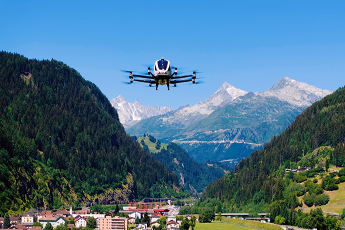 EHang completes pilotless flights in Switzerland