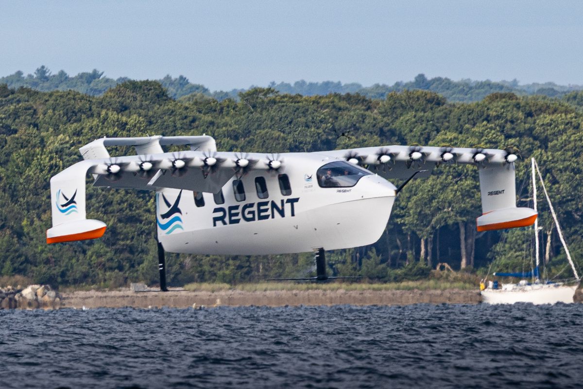 Regent completes first crewed flight of Viceroy Seaglider
