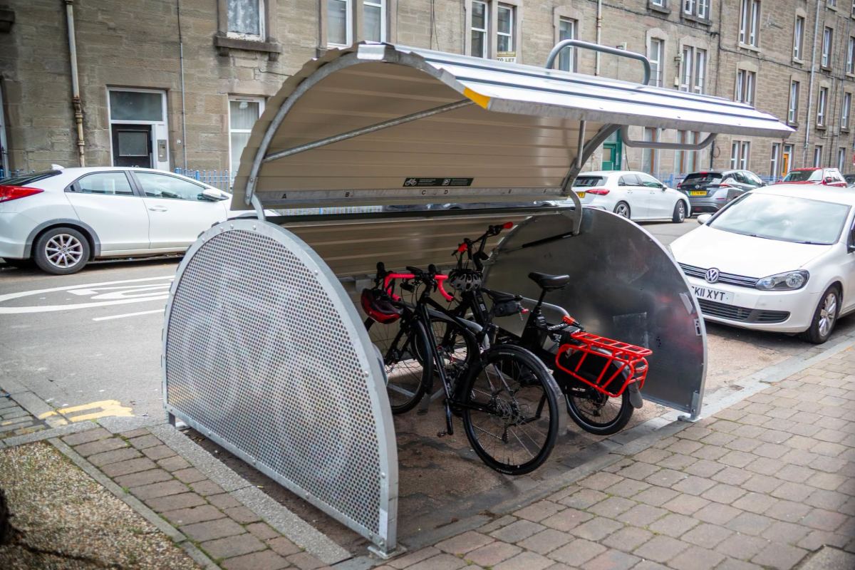 Dundee increases on-street cycling parking provision