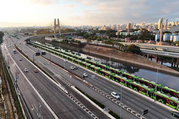 Sao Paulo ebus lineup smart cities PR Sao Paulo ebus lineup smart cities PR