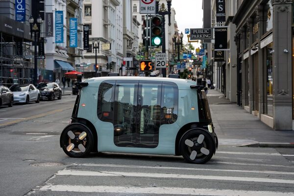 Zoox vehicle smart cities PR Zoox vehicle smart cities PR