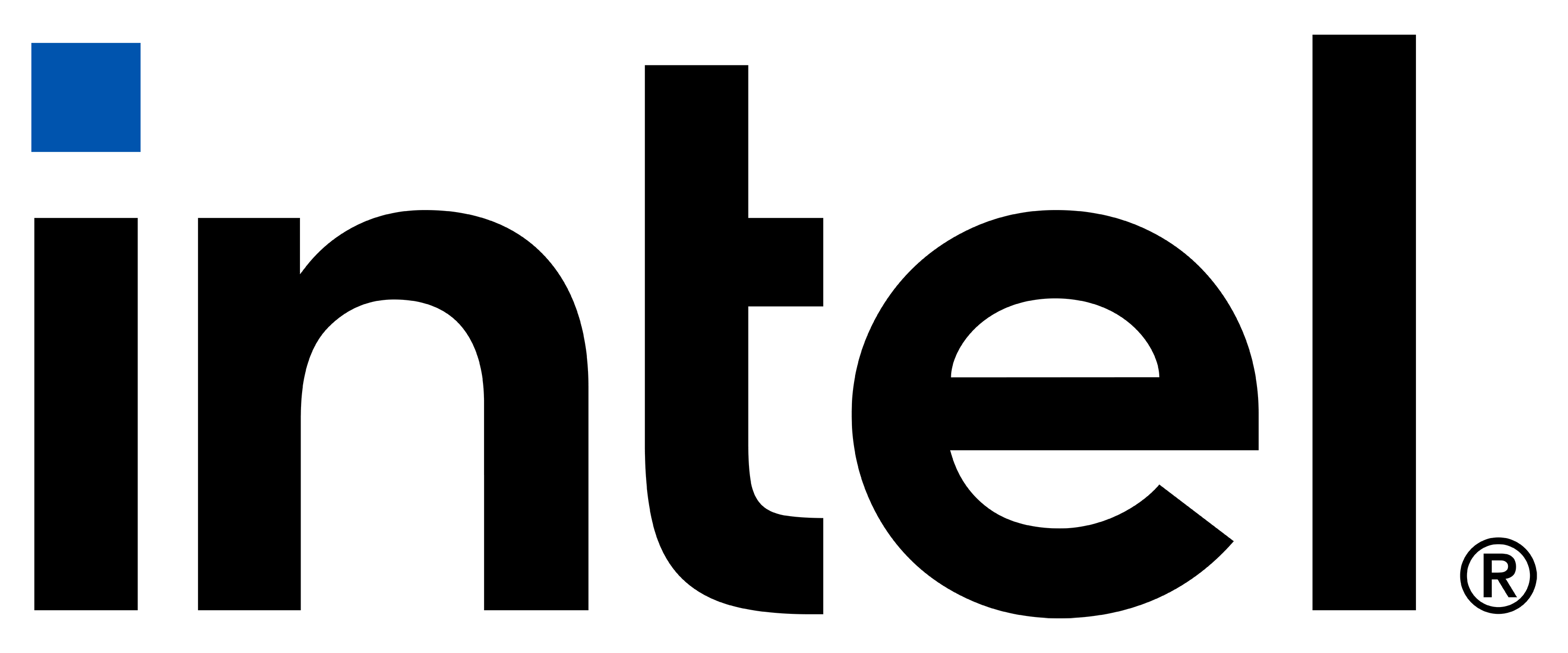 Intel logo Intel logo